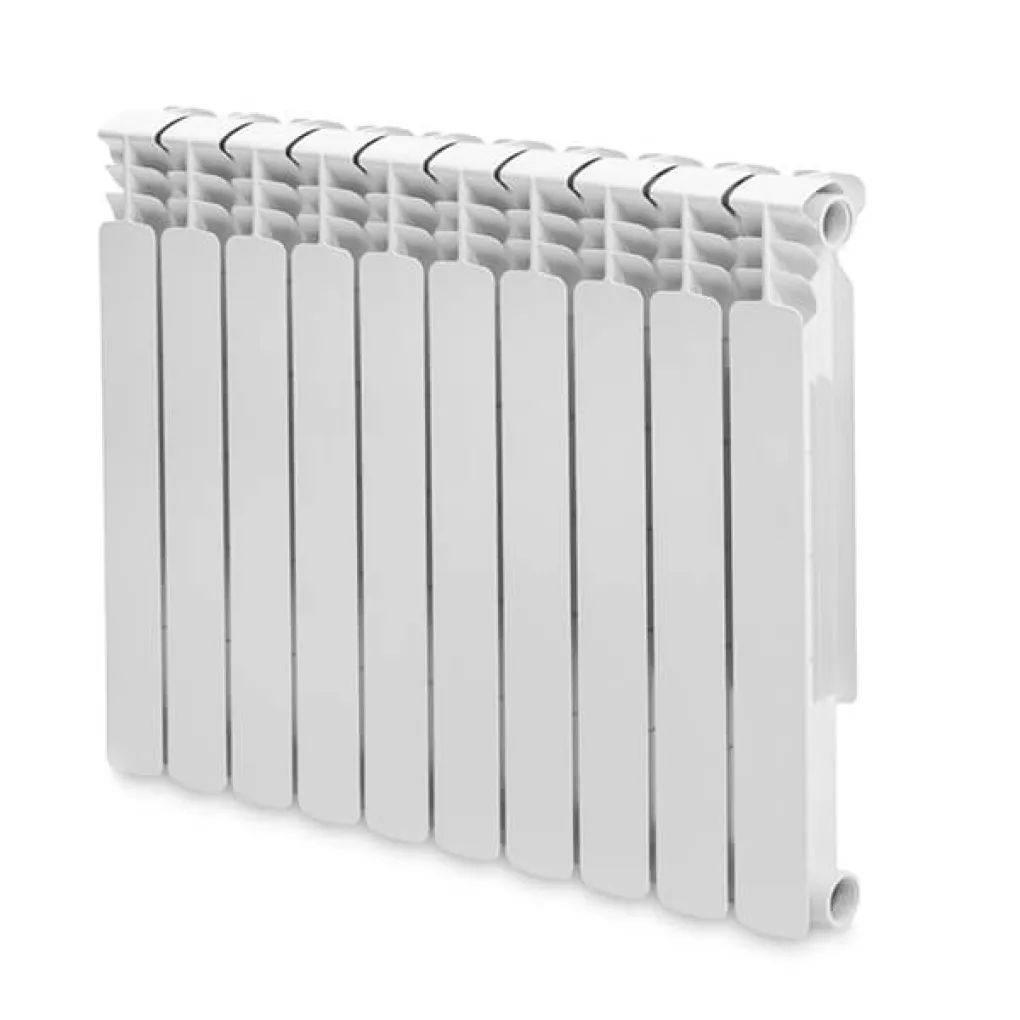 Биметаллический радиатор Elite 500x96 белый 10 секций- Фото 1